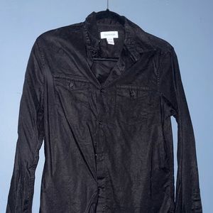 Calvin Klein Mens long sleeve button down